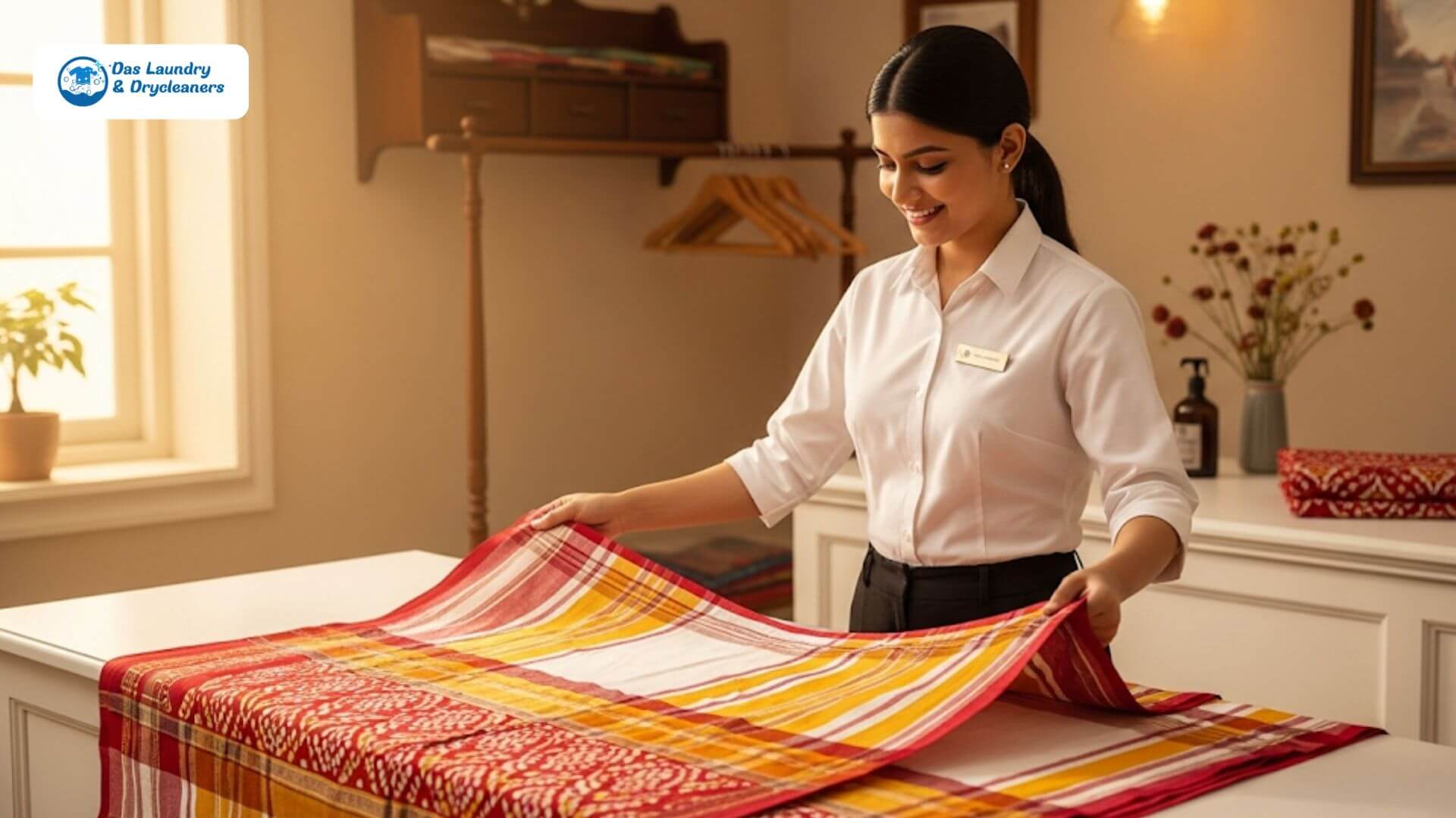 Tant Saree Cleaning